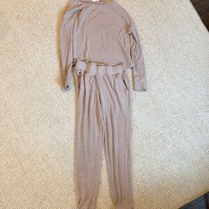 Z Supply Tan Matching Set with Joggers